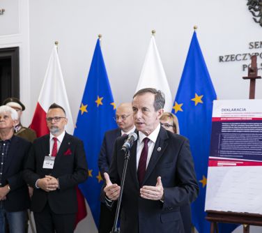 przemawia Marszałek Senatu RP prof. Tomasz Grodzki