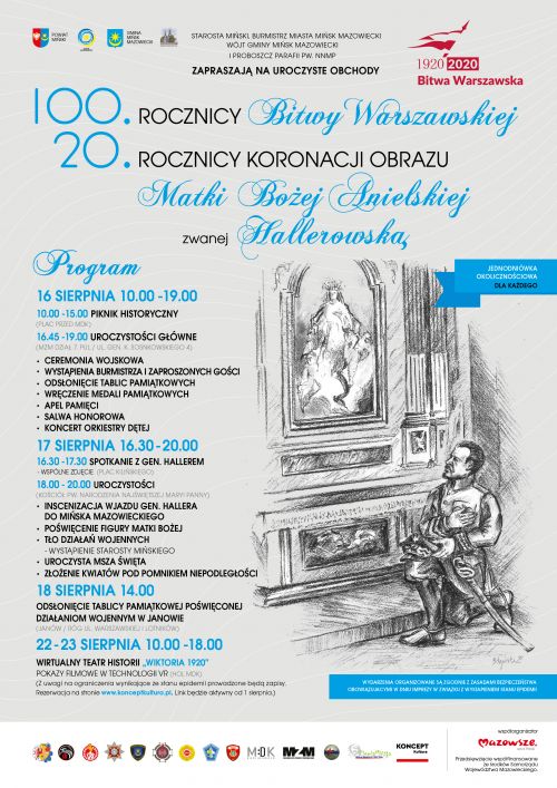 Plakat - 100. Rocznica Bitwy Warszawskiej