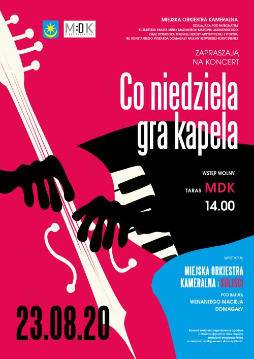 plakat promujący koncert