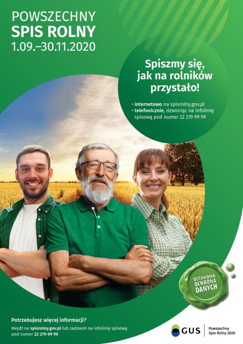 Plakat - spis rolny
