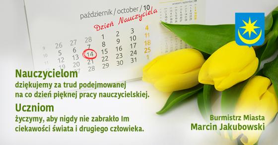 Życzenia z okazji Dnia Edukacji Narodowej