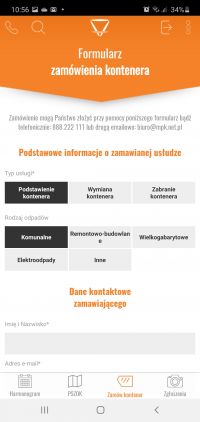 Aplikacja MPK Pure Home_kontener