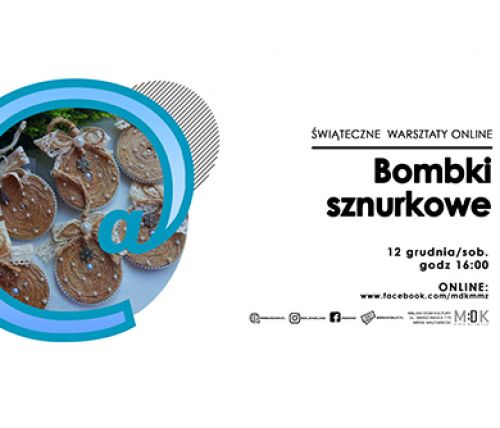 Bombki sznurkowe w MDK - warsztaty