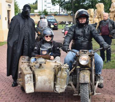Foto z działalności Klubu Dawnych Motocykli