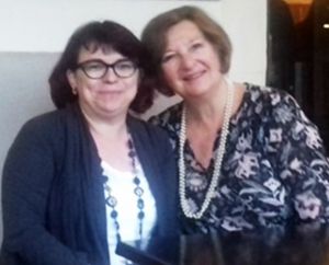 Danuta z autorką tekstu  - Warszawa  2018 r.