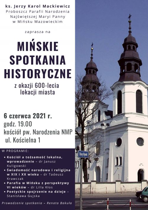 Mińskie Spotkania Historyczne - plakat