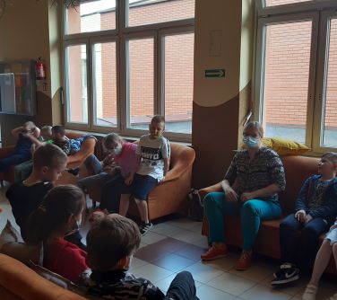 Spotkanie z uczniami w Szkole Podstawowej nr 3 im. Jana Pawła II