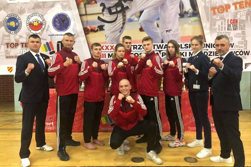 Reprezentanci Mińskiego Klubu Sportowego TAEKWON-DO pod opieką Mistrza Jacka Łuniewskiego