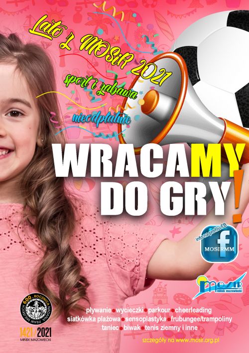 WracaMY do gry! - plakat MOSiR