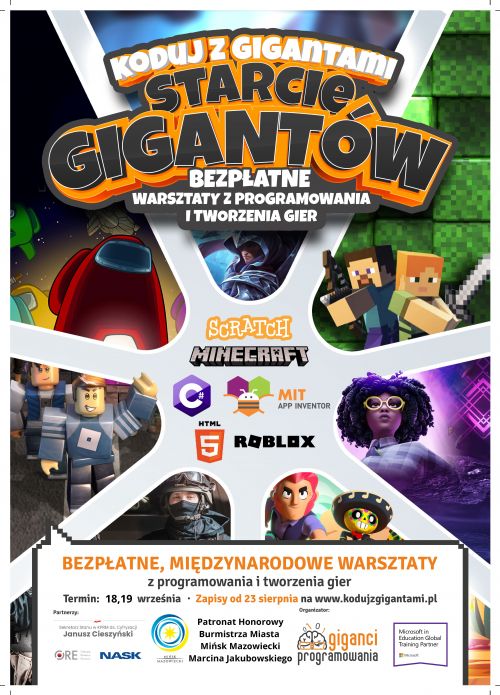 Koduj z Gigantami - plakat