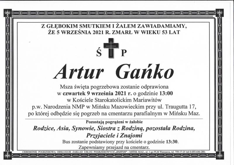 Klepsydra Artura Gańko