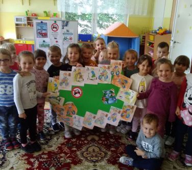Przedszkolaki z „Szóstki” promują „Dzień bez samochodu”