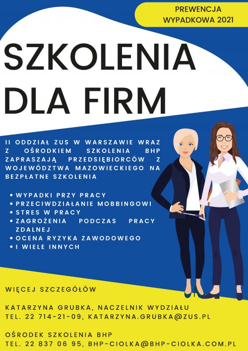 Szkolenia z zakresu prewencji wypadkowej