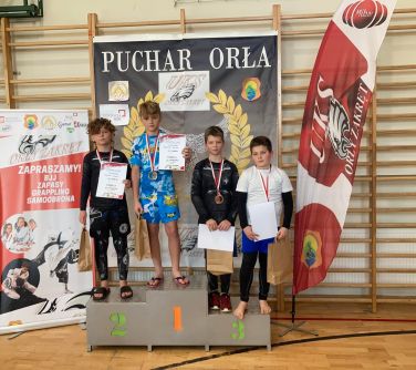 III Puchar Orła BJJ NO GI i GI  - zawodnicy na podium