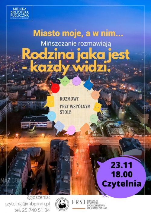 Rozmowy przy wspólnym stole – Rodzina jaka – jest każdy widzi.