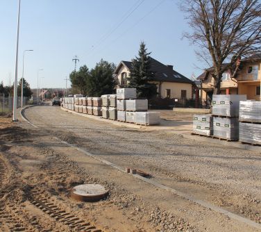 Trwa budowa kanalizacji wód opadowych w ulicy por Ludwika Wolańskiego