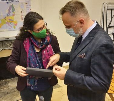 Spotkanie Marcina Jakubowskiego z europosłanką Gwendoline Delbos-Corfield