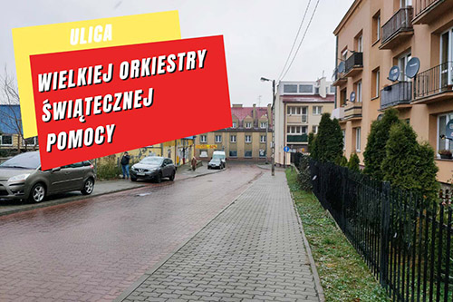 Mamy ulicę Wielkiej Orkiestry Świątecznej Pomocy