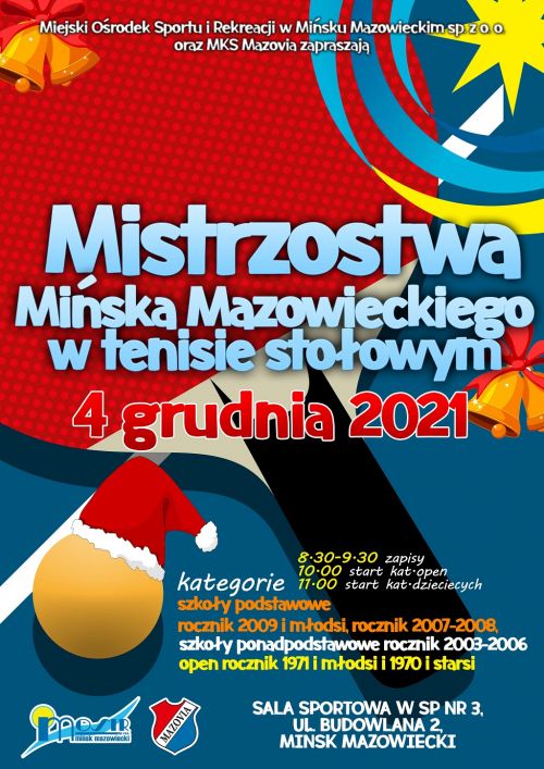Mistrzostwa Mińska Mazowieckiego w Tenisie Stołowym