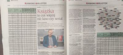 Ranking Bibliotek opublikowany w Rzeczpospolitej