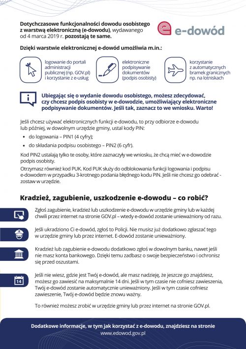 Ulotka informacyjna - nowe dowody osobiste - str. 2