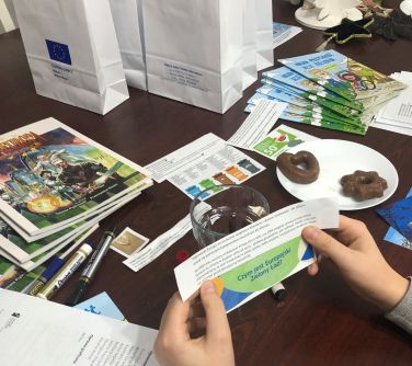 Spotkanie Punktu EUROPE DIRECT Mińsk Mazowiecki z młodzieżą