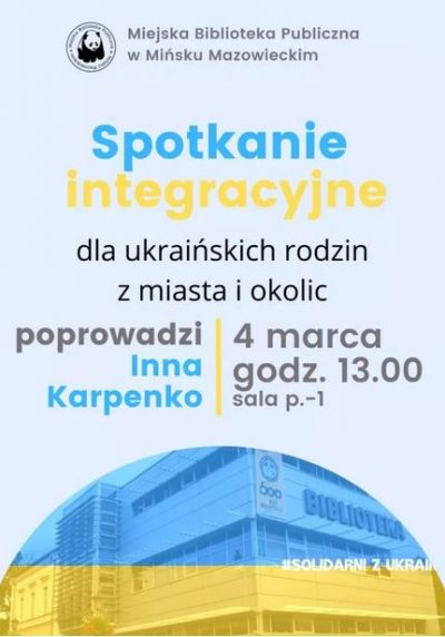 Spotkanie integracyjne dla ukraińskich rodzin