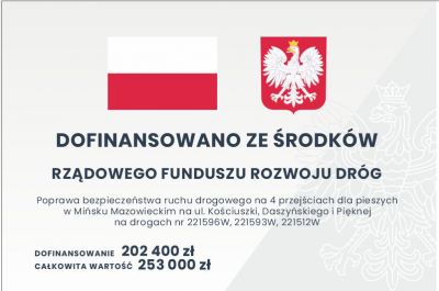 Miasto otrzymało dofinansowanie w ramach Rządowego Funduszu Rozwoju Dróg