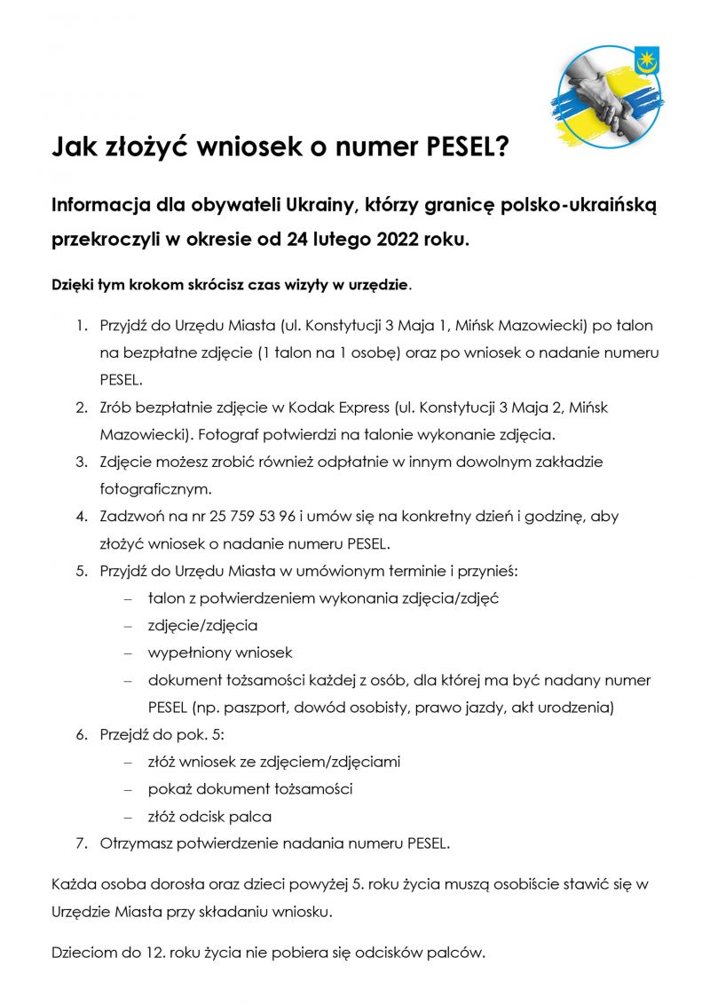 Jak złożyć wniosek o numer PESEL?