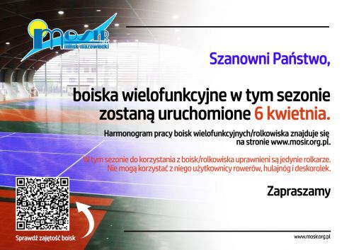 Otwarcie boisk wielofunkcyjnych MOSiR
