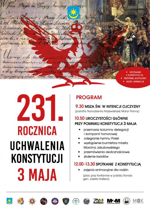 231. rocznica uchwalenia Konstytucji 3 Maja