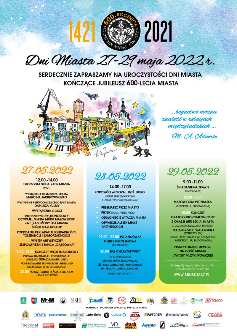 Dni Miasta Mińsk Mazowiecki 27-29 maja 2022