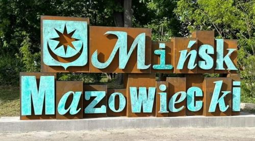 Napis Mińsk Mazowiecki