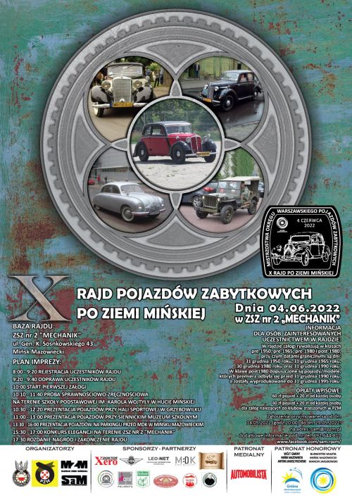 Rajd Pojazdów Zabytkowych po Ziemi Mińskiej