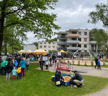 Dzień pochmurny. Piknik