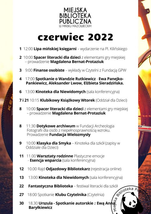 Czerwiec w Miejskiej Bibliotece Publicznej