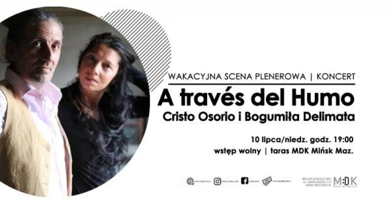 po lewej stronie w kole osoby patrzące na wprost, po prawej stronie informacje dotyczące wydarzenia