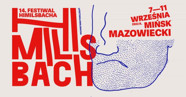 plakat informujący o wydarzeniu, po lewej stronie czego dotyczy, po prawej kiedy, po prawej karykatura Janka Himilsbacha...