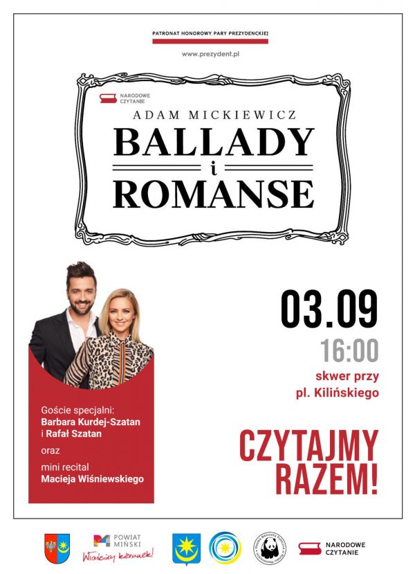 plakat promujący wydarzenie po środku i w dolnym lewym roku informacje dotyczące wydarzenia