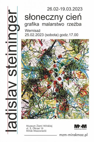 plakat z tytułem głównym Słoneczny cień grafika malarstwo rzeźba