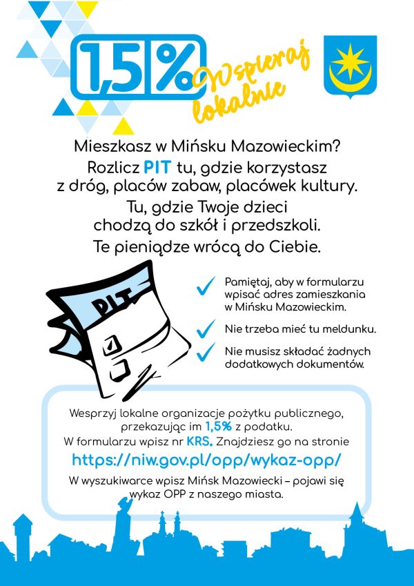 plakat promocyjny z tytułem głównym wpsieraj loklanie 1,5