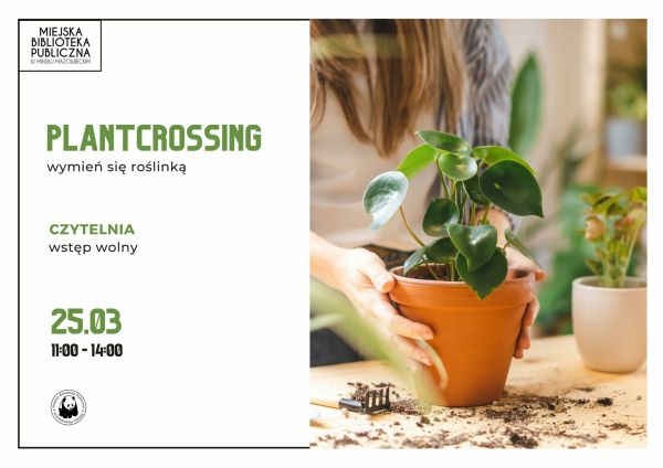 po lewej stronie informacje z tytułem głównym plantcrossing wymień sie roslinką