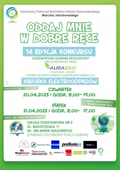 plakat z tytułem głównym oddaj mnie w dobrę ręce