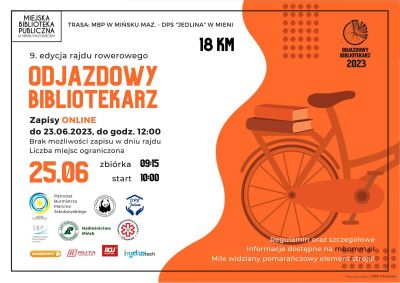 po prawej stornie zarys tyłu roweru, po prawej stronie informacje zawarte na plakacie znajdują się w treści artykułu...