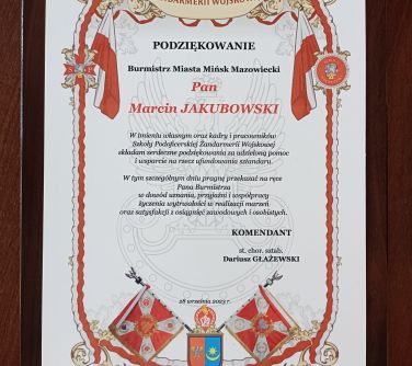 podziękowanie