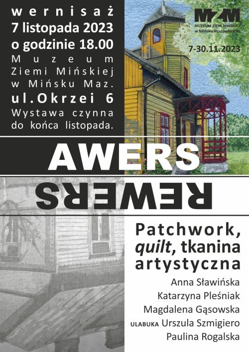 po środku napis Awers, Rewers, na górzepo lewej stronie oraz na dole po prawej informacje które znajdują się w treści...