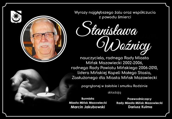 kondolencje, treść znajduje się w artykule zamieszczonym na stronie