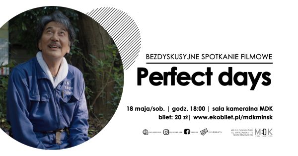 Po lewej w kole zdjęcie uśmiechniętego mężczyzny. Patrzy w górę. W tle drzewa. Po prawej tekst.