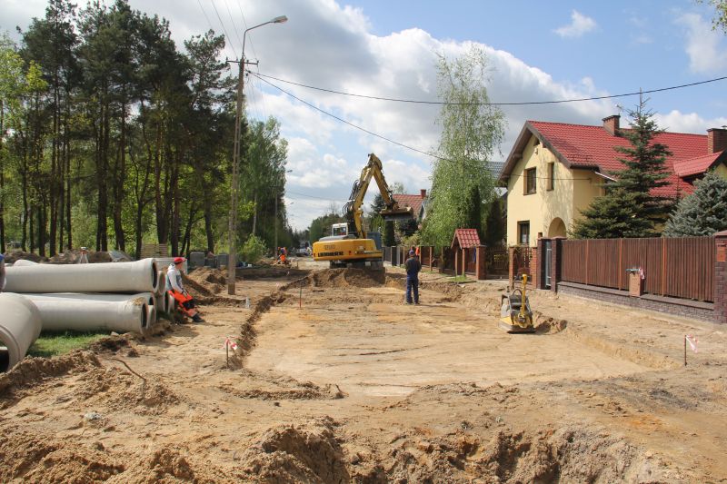 Budowa kanalizacji deszczowej w ul. Jaśminowej