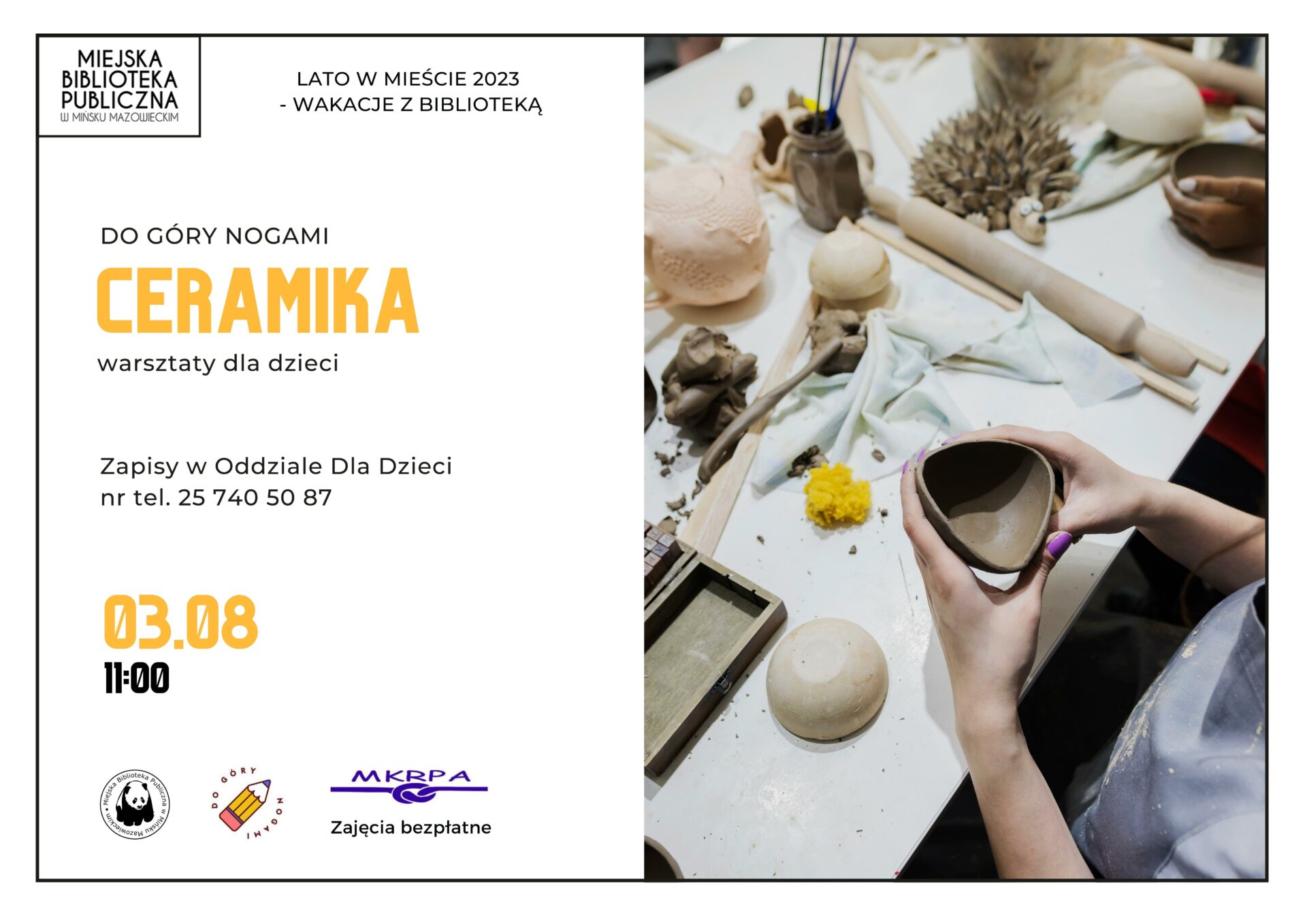 Ceramika – warsztaty dla dzieci